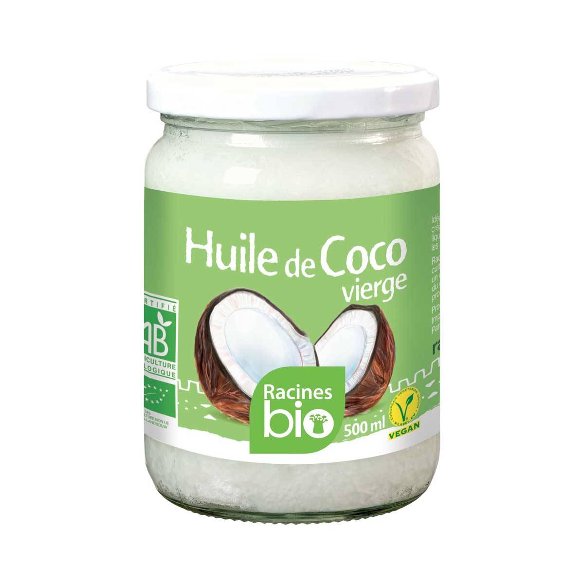 Huile cuisson de coco vierge bio d'Inde issue du Commerce Equitable