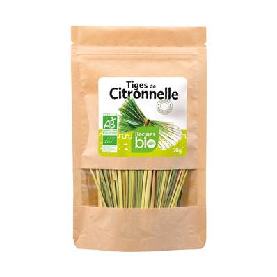 Tiges de citronnelle séchées RACINES BIO 50 g