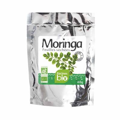 *Feuilles de moringa RACINES BIO 40 g - DDM 31/01/2024