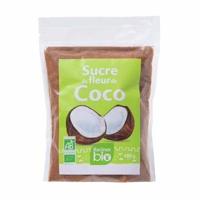 Sucre de fleur de coco  RACINES BIO 480 g 