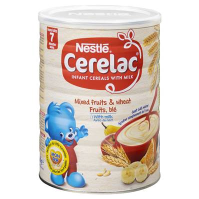 CERELAC fruits/blé/lait 1 kg dès 7 mois halal