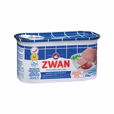 Luncheon meat ZWAN Poulet Spicy 200 g 